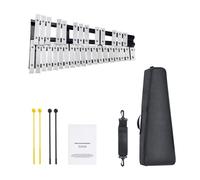 Kit Xylophone Glockenspiel 32 Notes-Duoku-Instrument de Percussion avec Maillets, Baguettes, Sac de Transport