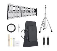 Kit Xylophone Glockenspiel 32 Notes-Duoku-Instrument de Percussion Professionnel avec Maillets Baguettes Tapis d'Entraînement