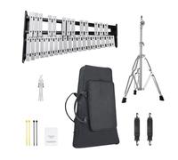 Kit Xylophone Glockenspiel 32 Notes-Duoku-Instrument de Percussion Professionnel avec Maillets Baguettes Support Réglable