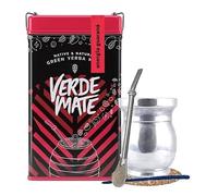 Kit yerba mate complet Verde Mate Energia calabasse Palo Santo bombilla | Découvrez le kit yerba mate complet Verde Mate Energia 500 g avec calebasse Palo Santo, bombilla et accessoires