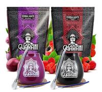 Kit Yerba Mate Guarani 2x500g 1kg Calebasse Céramique Bombilla