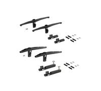 Kit Zero de supports pour étagères en bois et module Peint en noir texturé G