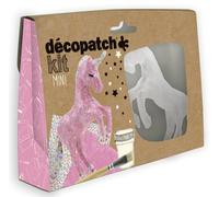 [KIT009O] Décopatch Mini kit Licorne papier maché