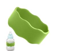 Kita Étiquettes de bouteille pour tout-petits, bande d'étiquetage en silicone réinscriptible - Identification pour bouteille de lait avec champ de date - Passe au lave-vaisselle