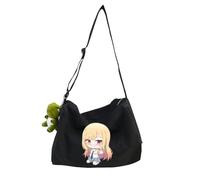 Kitagawa Marin Sac à bandoulière Anime mignon sac à bandoulière 30 x 20 x 20 cm Sac à main de voyage en toile Sac à bandoulière Sac à main Adolescent Grande capacité Sac à main, Noir Type4, 30*20*20cm