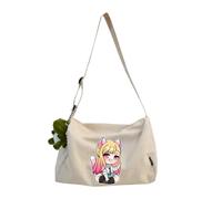 Kitagawa Marin Sac à bandoulière Anime mignon sac à bandoulière 30 x 20 x 20 cm Sac à main de voyage en toile Sac à bandoulière Sac à main Adolescent Grande capacité Sac à main, Blanc cassé Type 3, 30