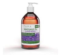 Kitama Huile de Massage aromatique Lavande 500ml pour massage thaï bien-être physiothérapie spa wellness