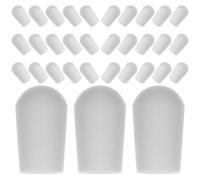 KITANDOVE 100 pièces Lot de Embouts de Protection pour Fil de Cintre Gain de Place Léger et Pratique pour Crochets Séchoirs et Barres Accrochage