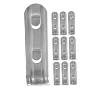 KITANDOVE 10pièces Clips De Support Pour Étagère De Congélateur Acier Accessoires Pour Réfrigérateur Et Congélateur Faciles à Installer Et Résistants