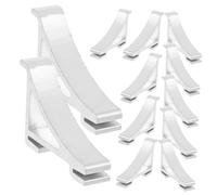 KITANDOVE 12pièces Supports De Clayette De Congélateur Métal Lot De Clips Pour Réfrigérateur Avec Robustes Installation Facile Et Pour Rangement Optimal