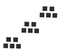 KITANDOVE 15 Pièces Anti-vibration Tapis Insonorisant Coussinets Insonorisants Tapis Anti Vibration Pour Machine à Laver Coussinets Vibrants à Cellules Fermées Tapis Vibrant Black