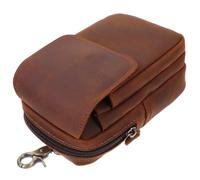 KITANDOVE 1pièce Banane Cuir Vintage Multifonctionnel Pour Hommes Pochette Pour Sport Randonnée Et Activités Extérieures Idéale Pour Téléphone Et Accessoires