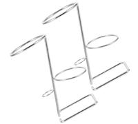 KITANDOVE 2 pièces Support Cône Glace Métal Porte-cornet Stable pour Présentation Glace Popcorn Frites et Bonbons Adapté Fêtes et Événements