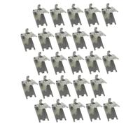 KITANDOVE 25pièces Clips Métalliques Pour Étagère De Congélateur Et Réfrigérateur Support Pratique Pour Rangement De Frigo Accessoires Installation Facile