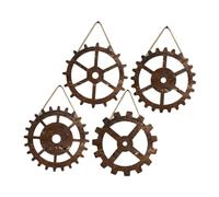 KITANDOVE 4pièces Décoration Rétro De Pignons Muraux Industriels Pour Maison Bureau Et Magasin Art Mural Steampunk Unique