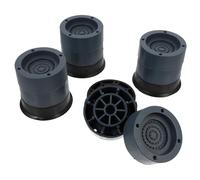 KITANDOVE 4pièces Patins Antivibration Pour Machine à Laver Tapis Stabilisateur Antidérapant Réducteur De Vibration Et Élévateur Pour Lave-linge Et Réfrigérateur Facile à Installer
