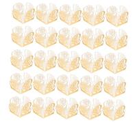 KITANDOVE 50pièces Chocolat Truffe Wrappers avec Design Creux pour Décorer Et pour Et