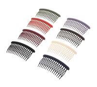 KITANDOVE 8 pièces Lot de Peignes Latéraux Matés pour Cheveux Fins Peignes Français Torsadés pour Femmes Accessoires Décoratifs pour Fixation de Frange et Coiffure Quotidienne