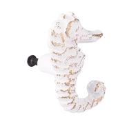 KITANDOVE Bouton De Tiroir En Forme d 39 Hippocampe Sur Le Thème De l 39 Océan Pour Armoire Poignée De Porte Moderne Blanche