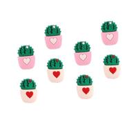 KITANDOVE Cache Chargeur De Cactus pour Téléphone Lot De 8 Protection De Câble USB Économie De Chargeur Matériau Solide Décoration Colorée Compatibilité Protection Complète L'éffilochage