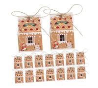 KITANDOVE Coffret De 50 Bonbons De Noël Boîtes À Bonbons D'emballage En Papier Pour Les Fêtes De Fin D'année De Fête De Noël Pour Enfants