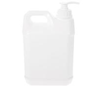 KITANDOVE Distributeur à Pompe Bouteille à Pression 3 litres en Plastique Blanc pour Produits de Nettoyage Usage Domestique Hôtel