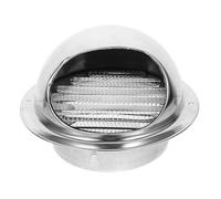 KITANDOVE Grille d 39 Aération Murale Ronde En Acier Inoxydable 304 Pour Éviter La Pluie. Facile à Installer.