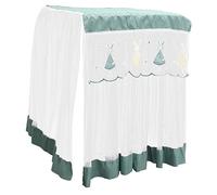 KITANDOVE Housse De Machine à Laver Housse Décorative Verte Pour Lave-linge Et Sèche-linge Robuste Et Facile à Utiliser