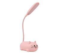 KITANDOVE Lampe De Table Led Chat Kawaii Lampe De Bureau Rechargeable Usb Pour Garçon Fille Veilleuse Décorative Pour Chambre Fille Luminaire Ajustable Et Doux Pour Yeux