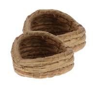 KITANDOVE Lit De Couchage Confortable pour Poulailler Lit De Poulailler Tissé pour Nid De Petits Animaux