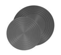 KITANDOVE Lot de 2 plaques de diffusion de chaleur pour cuisinière à gaz plaque de cuisson antiadhésive pour cuisinière à gaz à induction 20 cm cm