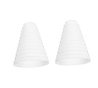 KITANDOVE Lot De 2 Réducteurs De Conduit Pour Tuyau d 39 Aération De Sécheuse Adaptateur De Conduit De Ventilation Réducteur En Ligne Pour Systèmes d 39 Échappement