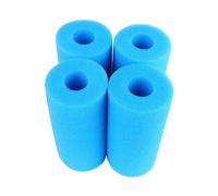 KITANDOVE Lot de 4 d'Éponge Filtrante Réutilisables pour Piscine Cylindre d'Éponge Préfiltre Filtration Solide Éponge de Préfiltre pour Aquarium Nettoyage Facile