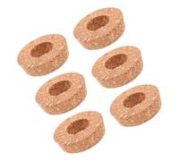 KITANDOVE Lot De 6 Couvercles en Liège pour Plantes Hydroponiques Vases Terrariums en Verre