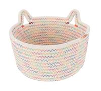 KITANDOVE Panier En Corde De Coton Tissé Panier De Rangement Pour Jouets Corbeille En Corde