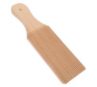 KITANDOVE Planche à Pâtes Bois Résistante pour Gnocchi et Cavatelli Outil Manuel de Fabrication de Pâtes avec Rainures pour Sauce Kit Cuisine Pratique