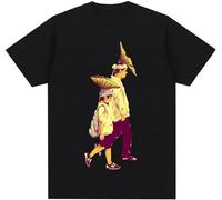 Kitano Takeshi Kikujirô No Natsu Movie Pullover Men's Crewneck T-Shirt Short Sleeve Top Unisex Pure Cotton Tee Black L