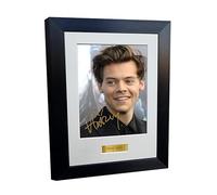Kitbags & Lockers Cadre photo A4 signé Harry Styles One Direction 30,5 x 20,3 cm