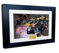 Kitbags & Lockers Cadre photo autographié avec signature de voiture Abu Dhabi McLaren MCL39 - 30,5 x 20,3 cm - Lando Norris Champion du monde 2025 - Cadeau 8