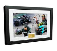 Kitbags & Lockers Mercedes-AMG Petronas Cadre photo avec autographe de Formule 1 Formule 1 F1 Format A4 30,5 x 20,3 cm
