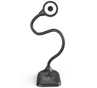 Kitchbai Visualiseur, Caméra Document pour Lumières LED à 3 Niveaux, iOS à 5 Niveaux, Inversion d'image, Pliage avec Zoom, Skype, Teams, OBS. pour l'enseignement à Distance, Démonstration en Direct