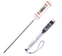 KitcheCapteur de température numérique pour la cuisson de la viande,sonde de barbecue,TP101,adapté pour l'eau,le lait,l'huile,le four liquide - Type WHITE