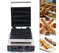 Kitchen 4 Kitchen Stick Waffle Maker Christmas Tree-Shaped Stainless Steel Non-Stick Coating Electric Flip Waffles for Restaurant Snack Bar Home (4 Waffle Maker)