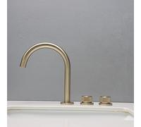 Kitchen Basin Total Brass Bathroom Brushed Sink Faucets Hole Hot and Cold Waterfall Tap (Color (3) Drinking Water Faucet