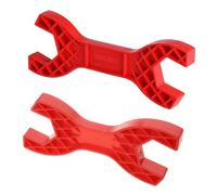 Kitchen Bathroom Accessory Plastic Multi-purpose Double Head Shower Wrench Levelling Tool Faucet Water Pipe Tap Spanner Shower Wrench Tool