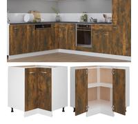 Vidaxl Armoire De Cuisine Chêne Fumé 75,5x75,5x80,5 Cm Multicolore
