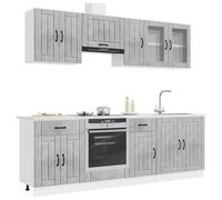 vidaXL Ensemble d'armoires de cuisine 8 pcs Kalmar bois d'ingénierie