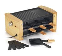 kitchen chef appareil à raclette 6 personnes 900w kcwood.6rp