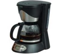 Kitchen Chef Cafetière filtre KSMD230T 6 tasses programmable Noire et Inox