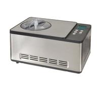 Kitchen Chef Sorbetière ICE-1530PRO – 150W, cuve aluminium 1,65 L, écran LCD – Noir et argent